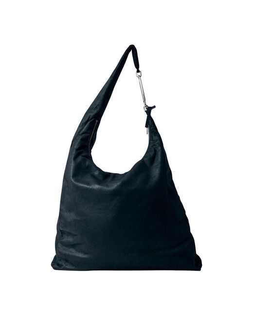 Rick Owens Wildleder-Umhängetasche in Blue für Herren