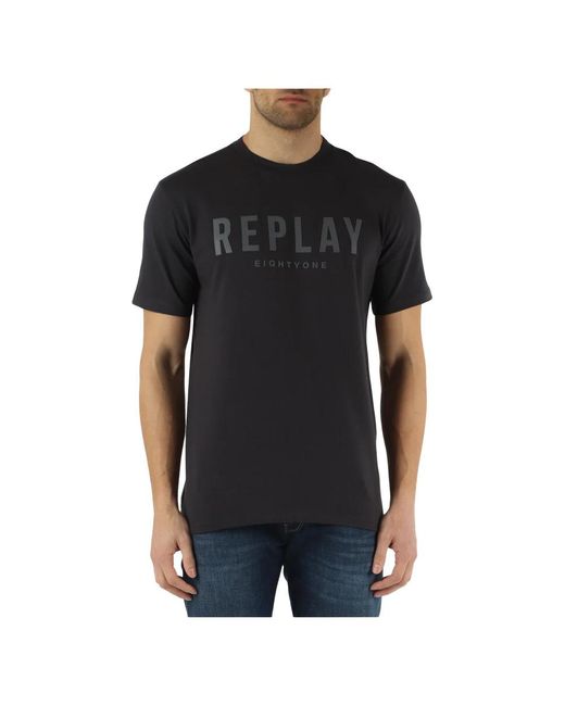 Replay Black T-Shirts for men