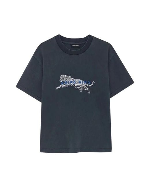 Anine Bing Cade Tee in het Blue