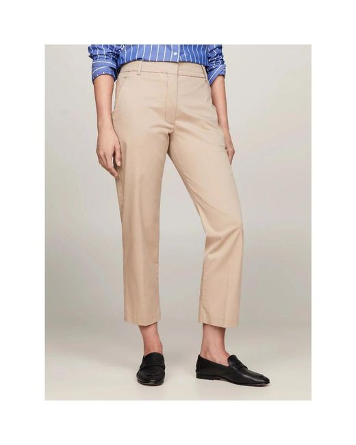 Tommy Hilfiger Natural Slim-Fit Trousers