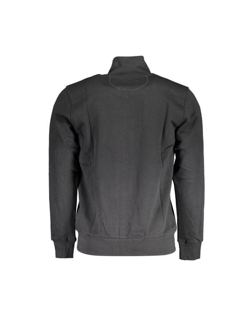 La Martina Black Zip-Throughs for men