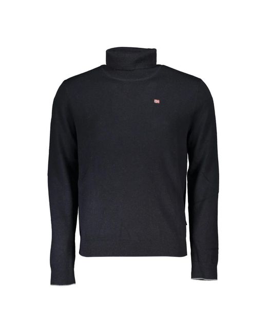 Turtlenecks Napapijri de hombre de color Blue