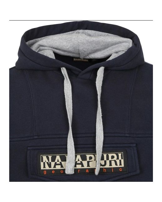 Napapijri Blue Hoodies for men