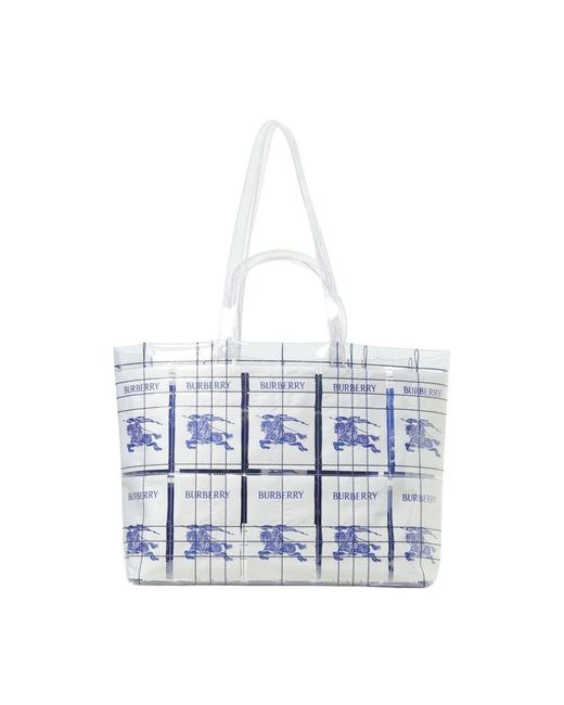 Burberry White Tote Bags for men