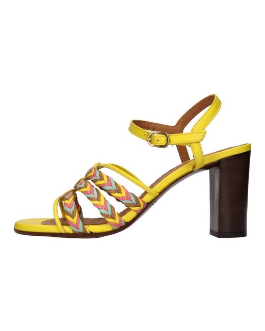 Chie Mihara Yellow High Heel Sandals