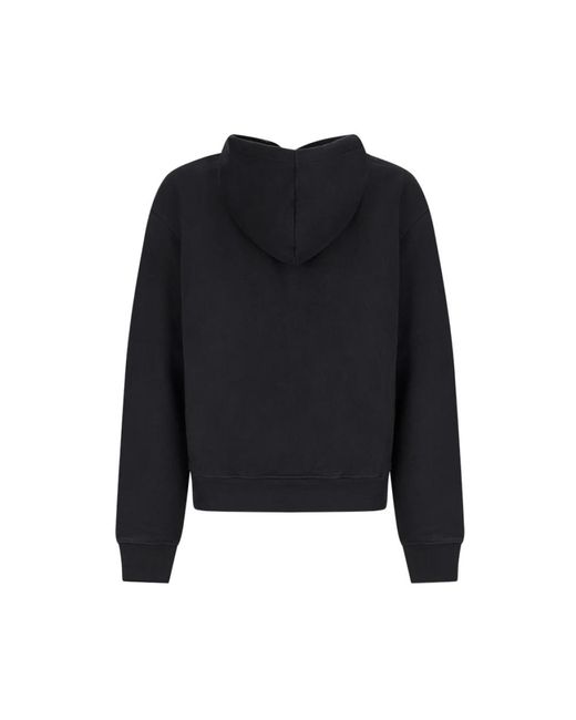 Jacquemus Black Signature Logo Hoodie for men