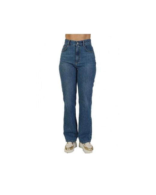 Marella Jeans ,Blauw ,Katoen Bootcut Jeans in het Blue