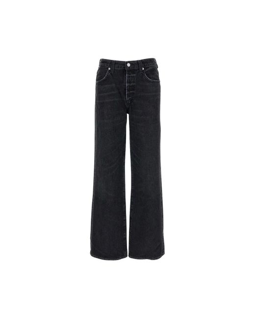 Citizens of Humanity Black Wide Jeans