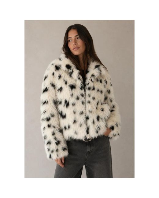 Imperial Gray Faux Fur & Shearling Jackets