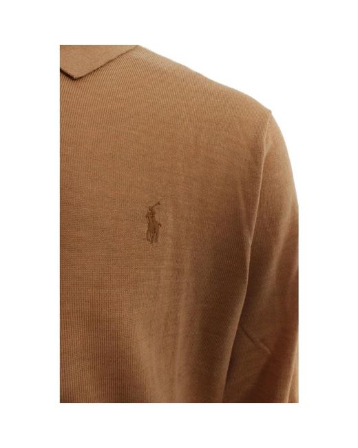 Ralph Lauren Brown Polo Shirts for men