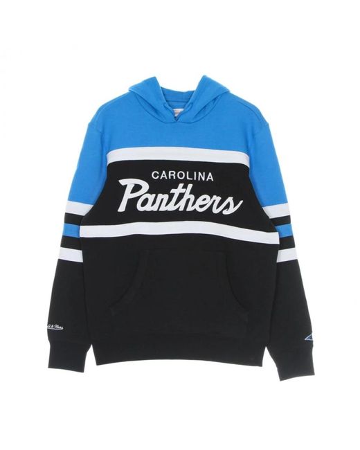 Mitchell & Ness Hoodies & Sweatvesten ,Blauw ,Capuchon in het Blue voor heren