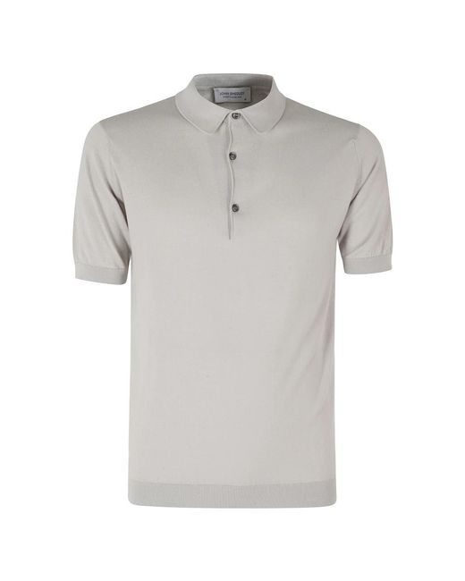 John Smedley Gray Polo Shirts for men