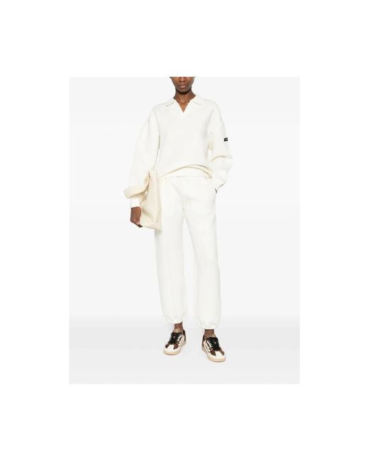 Calvin Klein White Elasticated Trousers