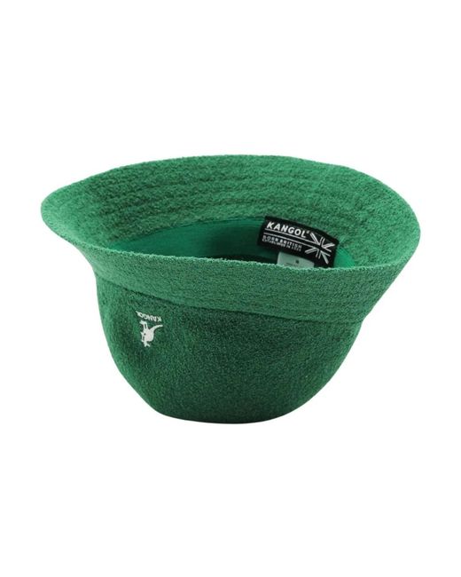 Kangol Accessoires ,Groen ,Groene Casual Vissershoed in het Green