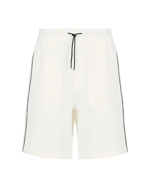 Casual Shorts di Emporio Armani in White da Uomo