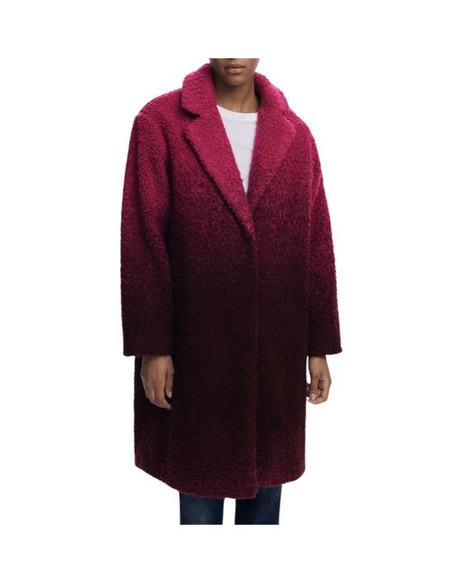 Desigual Red Single-Breasted Coats