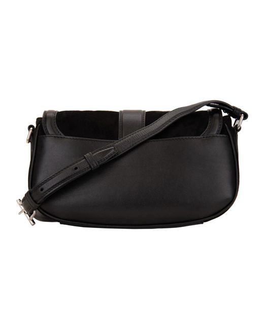 McQueen Black Cross Body Bags