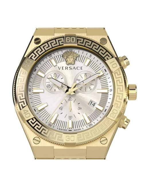 Versace Metallic Watches for men