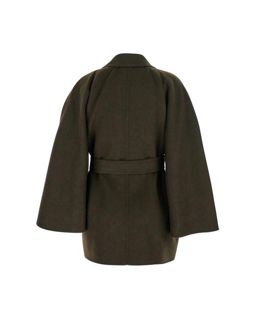Max Mara Green Belted Coats