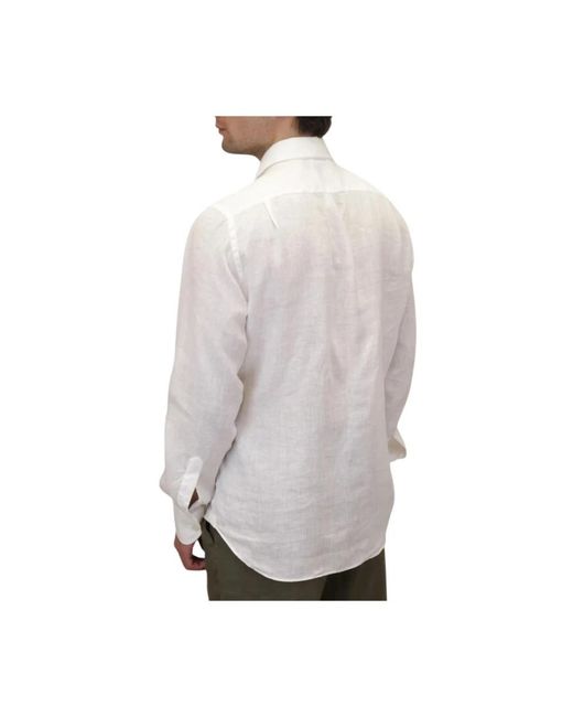 Mc2 Saint Barth White Casual Shirts for men