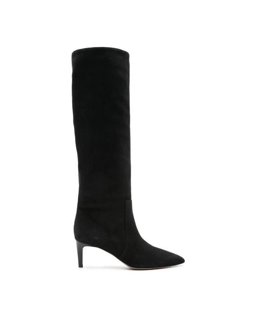 Paris Texas Black Heeled Boots