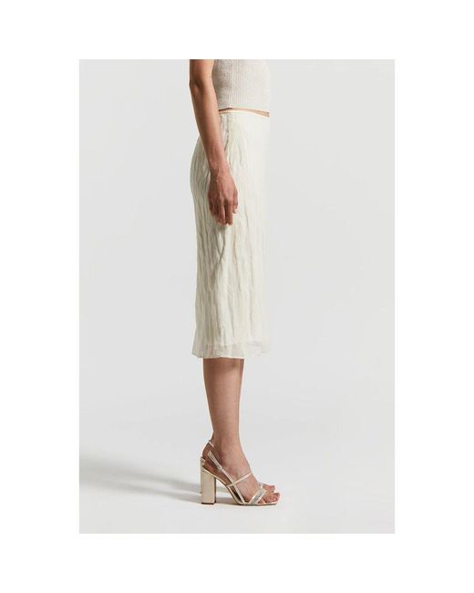 Midi Skirts Peserico de color Natural