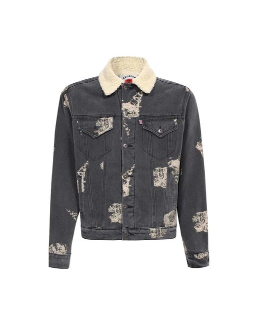 Denim Jackets ICECREAM de hombre de color Gray