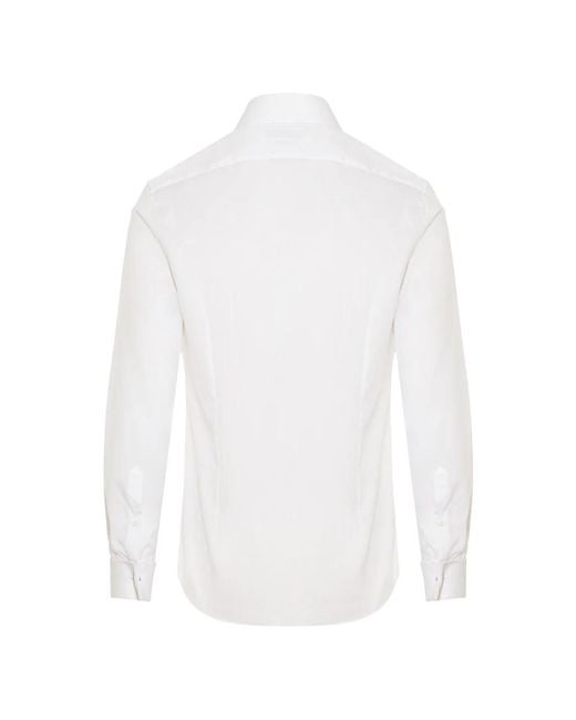 Corneliani White Formal Shirts for men