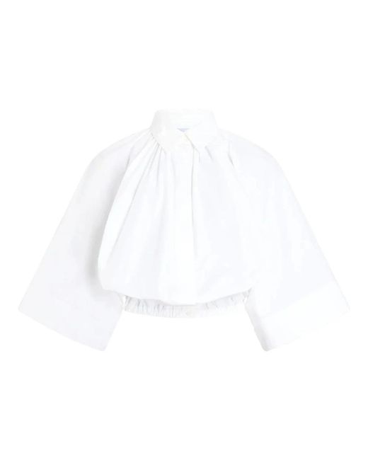 Patou White Blouses