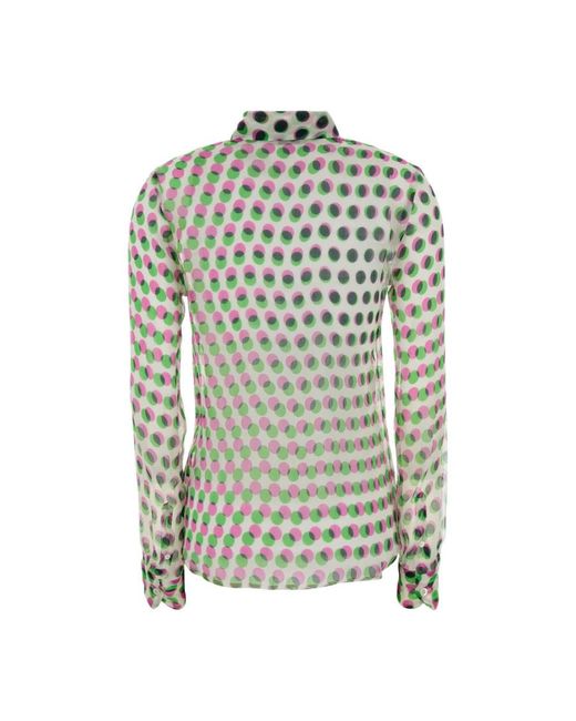 Dries Van Noten Cloudy Shirt in het Gray