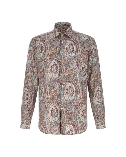 Etro Multicolor Casual Shirts for men