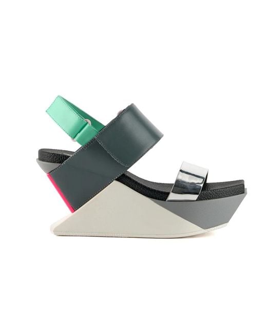 United Nude Green Wedges
