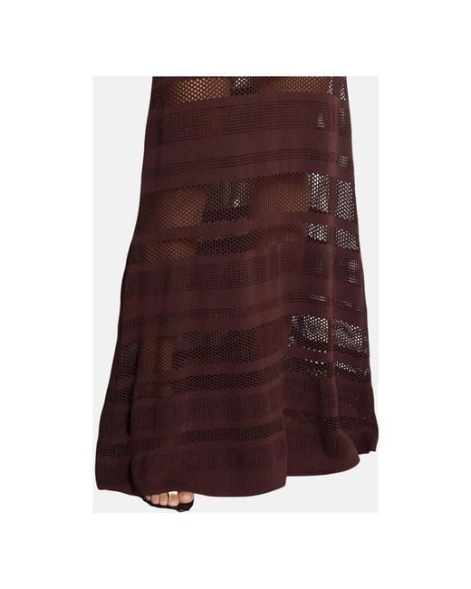 Suncoo Purple Maxi Skirts