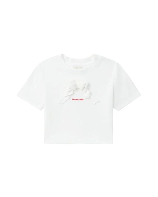 Tops > t-shirts ShuShu/Tong en coloris White