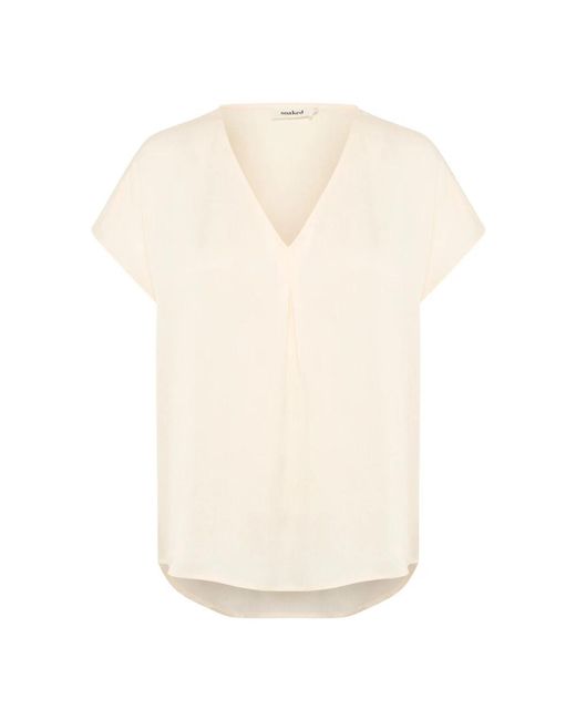 Soaked In Luxury White Blouses