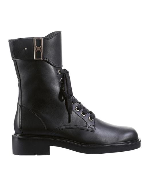 Högl Black Lace-Up Boots