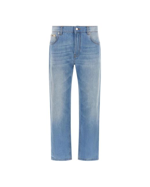 Moschino Blue Straight Fit Jeans