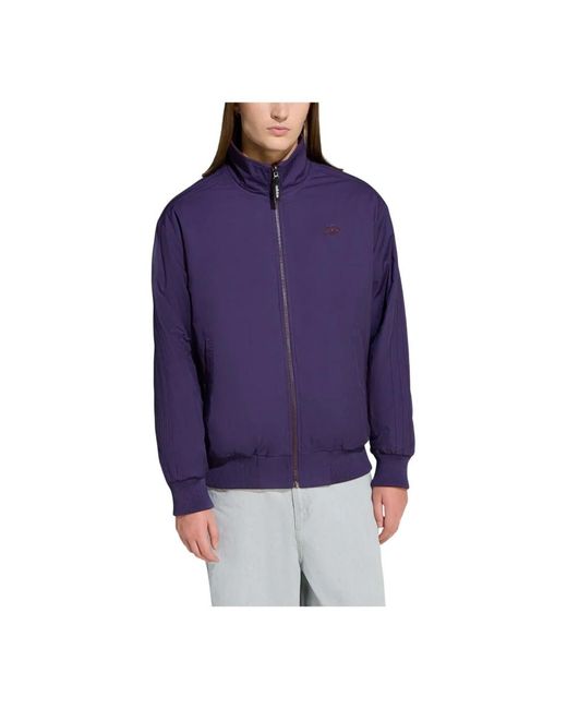 Adidas Fitness ,Paars ,Katoen 90S Alternative Sport Reversible Polar Fleece Firebird Jacket in het Purple voor heren