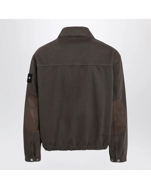Stone Island Black Light Jackets for men