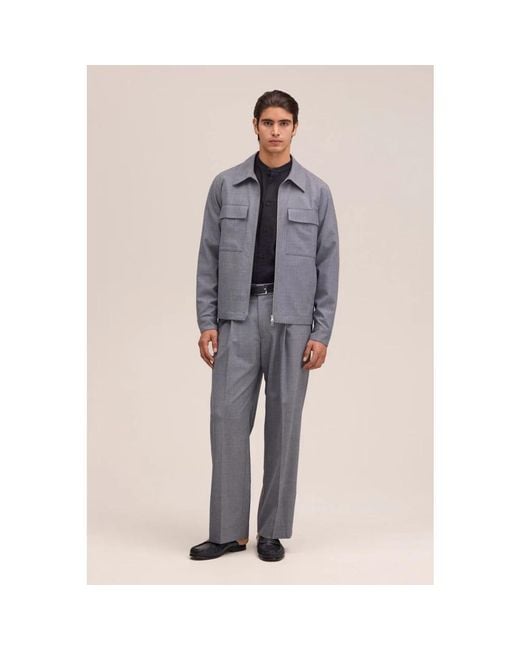 NN07 Gray Light Jackets for men
