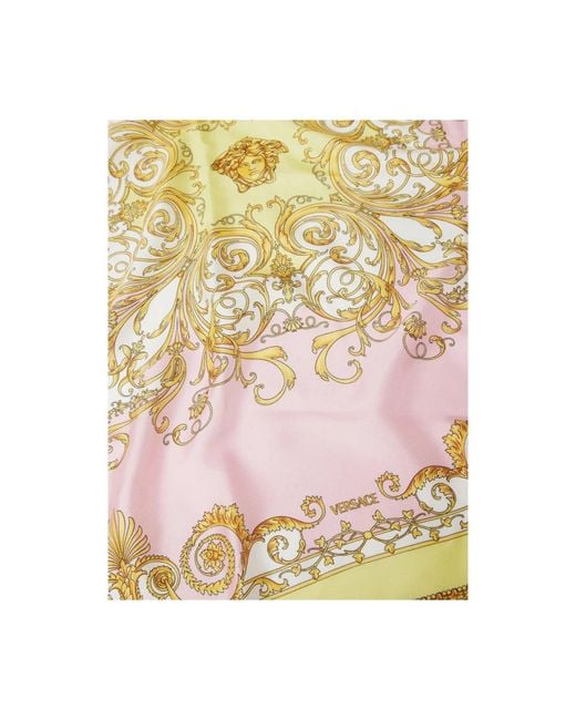 Versace Metallic Silky Scarves