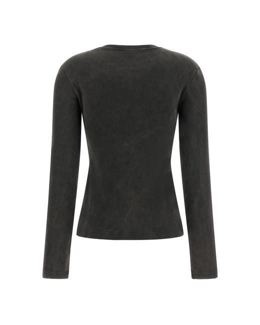 Off-White c/o Virgil Abloh Black Long Sleeve T-Shirts