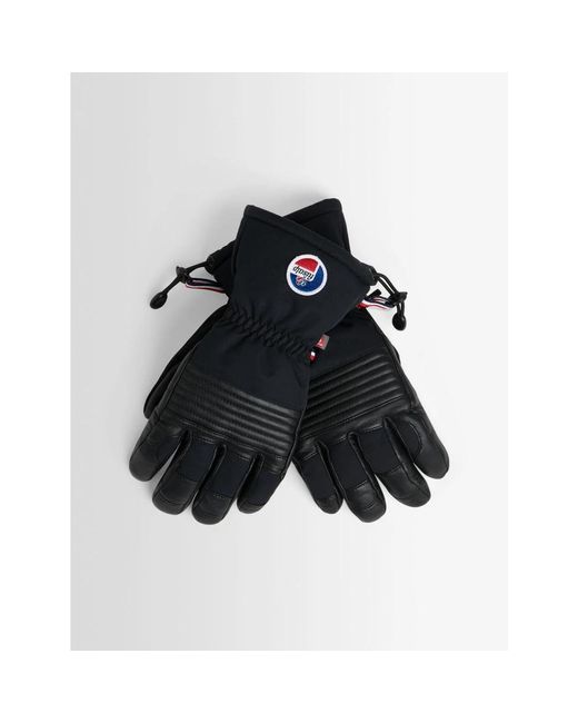Fusalp Accessoires ,Zwart ,Leer Albinen Handschoenen in het Black