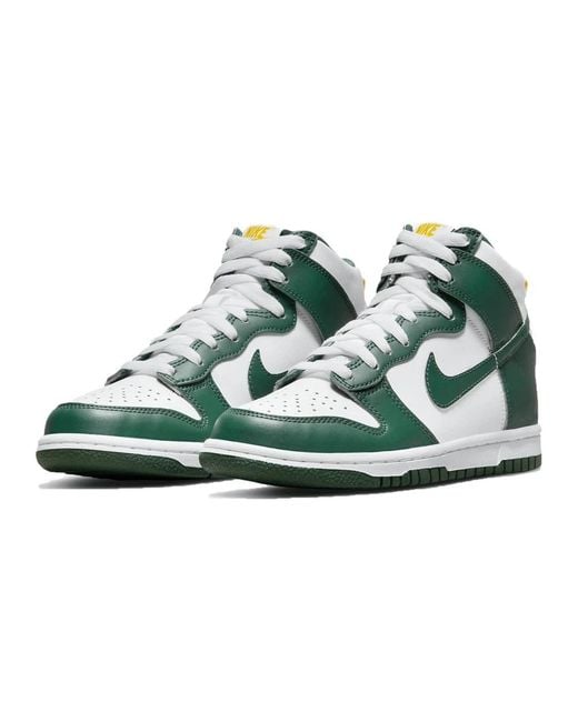 mens nike sneakers green