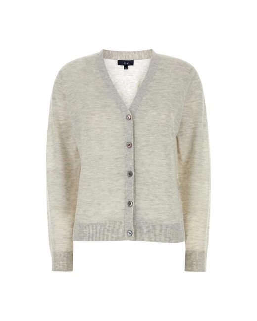 Soeur Truien & Vesten ,Grijs ,Wol Gianna Cardigan in het Natural