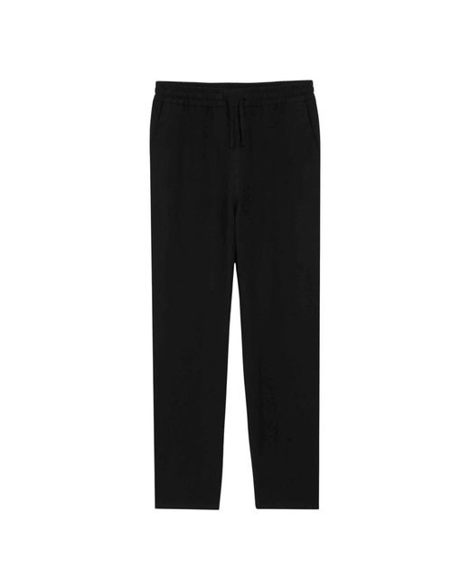 AMI Straight Broeken in het Black voor heren