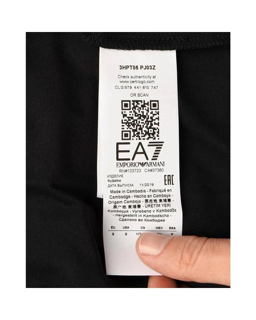 EA7 Sweatshirts in Black für Herren