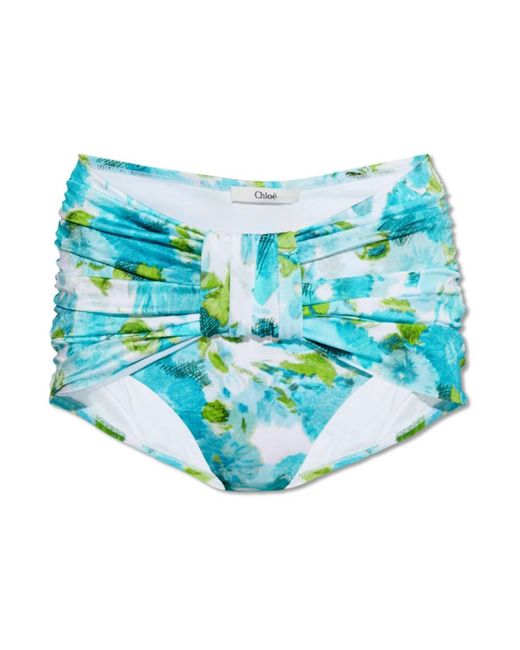Chloé Blue Bikinis
