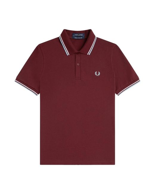 Fred Perry M12 16B Polo in het Red voor heren