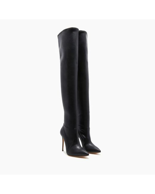 Casadei Black Over-Knee Boots